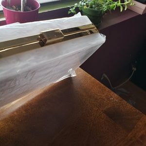 Ivory white clutch!